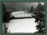 floating along the river